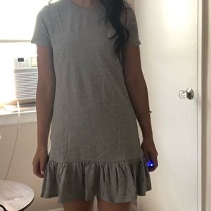 Forever 21 Ruffle Hem T-Shirt Dress NWT
